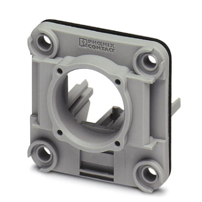 VS-A-F-IP67    Panel mounting frame, IP67, for Freenet system, for round panel cutout, with grommet, without mounting screws, color: gray
