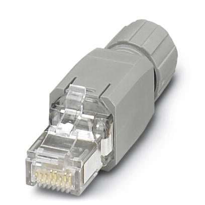 VS-08-RJ45-5-Q/IP20    RJ45-Steckverbinder, IP20, CAT5e, 8-polig, mit QUICKON-Schnellanschlusstechnik, fur 1-drahtige und 7-drahtige Adern AWG 26 ...