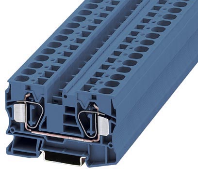 ST 16 BU    Feed-through modular terminal block, Type of connection: Spring-cage connection, Spring-
