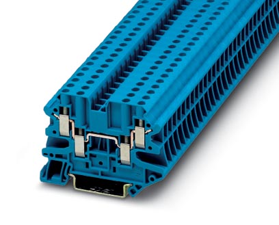 UT 4-QUATTRO BU    Four-conductor universal terminal block, Type of connection: Screw connection, Sc