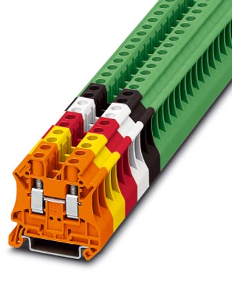 UT 6 OG    Feed-through modular terminal block, Type of connection: Screw connection, Screw connecti