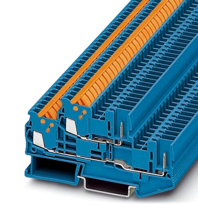 QTTCB 1,5/ 2P BU    Pluggable quick connection terminal, Connection method: Quick connection, Plug c