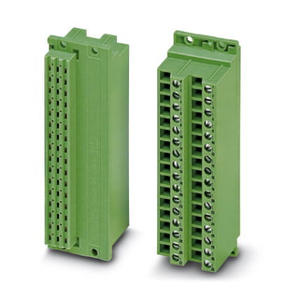 FRONT-SFL 2,5/F32/ZB    Screw socket, Nominal current: 4 A, Nom. voltage: 250 V, Number of positions: 32, Connection type: Screw connection, Color: gr