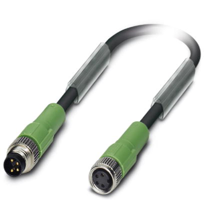 SAC-4P-M 8MS/15,0-PUR/M 8FS    Sensor/actuator cable, straight male connector M8 on straight female connector M8, 4-pos., cable length: 15 m