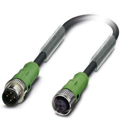 SAC-4P-MS/ 2,0-100/FS SCO OBS    Sensor/actuator cable, 4-pos., PUR gray, straight connector M12 SPEEDCON on straight socket M12 SPEEDCON, cable lengt