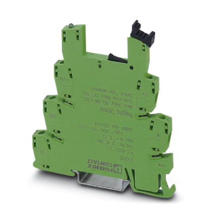 PLC-BSC-TTL/1    6.2 mm PLC basic terminal blocks with screw connection, input voltage: TTL (5 V DC)