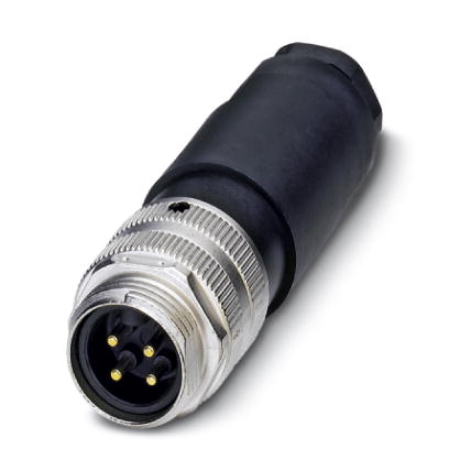 SACC-MINMS-4CON-PG13    Sensor/actuator connector, male, straight, 4-pos., 7-8", screw connection, metal knurl, cable screw connection Pg13