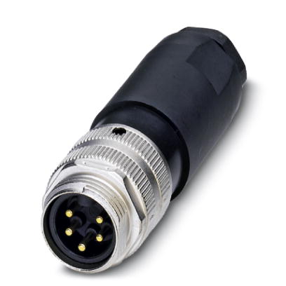 SACC-MINMS-5CON-PG13    Sensor/actuator connector, male, straight, 5-pos., 7-8", screw connection, metal knurl, cable screw connection Pg13
