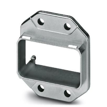 VS-PPC-F2-MSTB-MNNA-1R-P    MSTB panel mounting frame, IP67, for push-pull interlocking, metal, for PCB connection, for square panel cutout, with grom