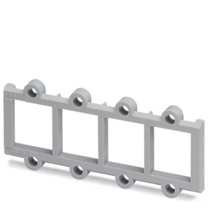 VS-08-A-RJ45/LP-4-IP 20    RJ45 panel mounting frame, 4x, IP20, for socket inserts for PCB connection, without mounting screws