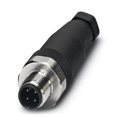 SACC-M12MS-4CON-PG 7-VA    Sensor/actuator connector, male, straight, 4-pos., M12, screw connection, high-grade steel knurl, cable screw connection Pg