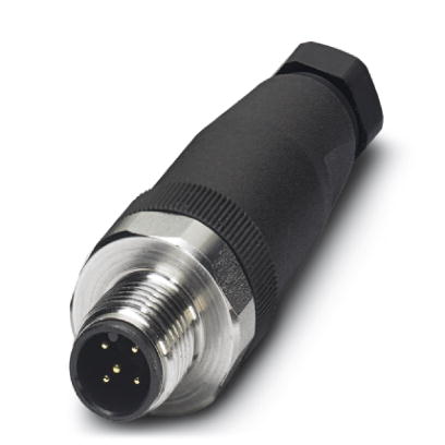 SACC-M12MS-5CON-PG 7-VA    Sensor/actuator connector, male, straight, 5-pos., M12, screw connection, high-grade steel knurl, cable screw connection Pg