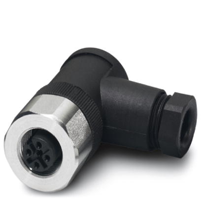 SACC-M12FR-5CON-PG 7-VA    Sensor/actuator connector, female, angled, 5-pos., M12, screw connection, high-grade steel knurl, cable screw connection PG
