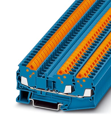 QTC 2,5-TWIN BU    Feed-through modular terminal block, Type of connection: Quick connection, Quick
