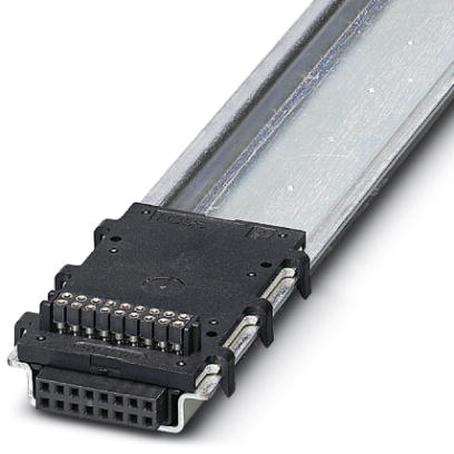 HBUS 53,6-16P-1S BK    Plug component, Nominal current: 3 A, Nom. voltage: 60 V, Color: black