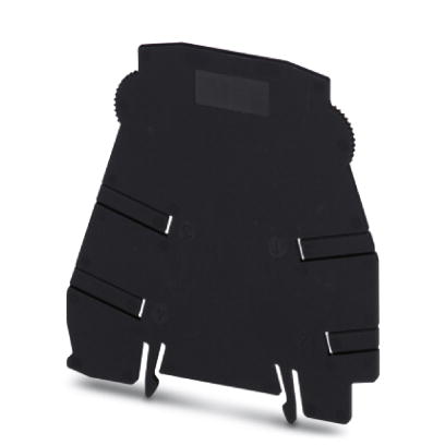 PLC-ATP BK    Separating plate, 2 mm thick, required at the start and end of a PLC terminal strip. F