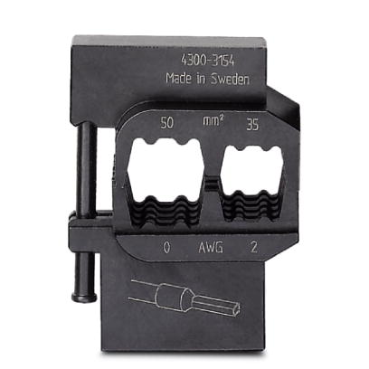CRIMPFOX-M 50/DIE    Gesenk, fur Crimpfox-M, fur Aderendhulsen 35 - 50 mm?, verpackt in einer anreihbaren Aufbewahrungsbox