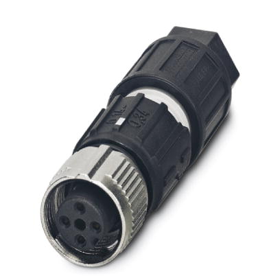 SACC-FS-4QO-0,34-M SCO    Sensor/actuator connector, socket, straight, 4-pos., M12 SPEEDCON, A-coded