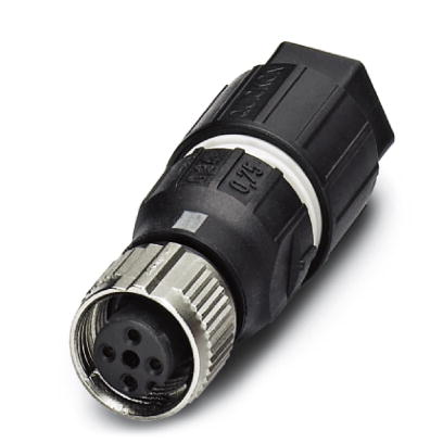 SACC-FS-4QO-0,75-M SCO    Sensor/actuator connector, socket, straight, 4-pos., M12 SPEEDCON, A-coded