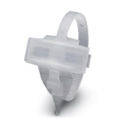 KMK    Plastic cable marker, for cables from 10 to 25 mm diameter, labeling with insert strips ESL..., EST... or large format ES/LP-BW-GB, lettering f