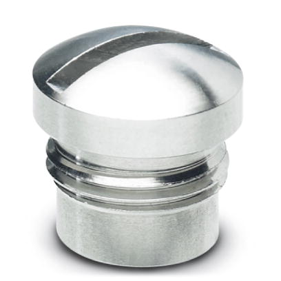 PROT-M12 FB    M12 high-grade steel screw plug, for unoccupied M12 sockets of the sensor/actuator cables, boxes and flush-type connectors for the food