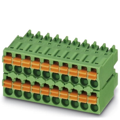 FMCD 1,5/ 3-ST-3,5    Plug component, Nominal current: 8 A, Nom. voltage: 160 V, Pitch: 3.5 mm, Number of positions: 3, Connection type: Spring-cage c