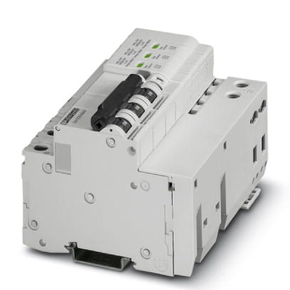 VAL-CP-MCB-3C-350/40/FM    Combination of type 2 surge protection and arrester backup fuse, with monitoring of arrester and arrester backup fuse, in c