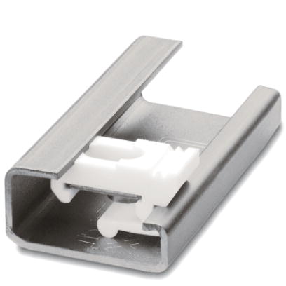 FIXOCAP F    Rail adapter, snaps into NS 32 DIN rail, plastic with embedded M4 and M6 nuts, for attaching switchgear