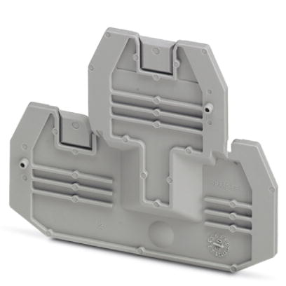 D-UTTB 2,5/4    End cover for modular terminal blocks, Length: 69.9 mm, Width: 2.2 mm, Height: 57.5