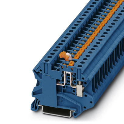 UT 4-MT-P/P BU    Feed-through modular terminal block, Connection type: Screw connection, Cross sect