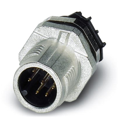 SACC-DSIV-MS-8CON-L180 SCO THR    Sensor/actuator flush-type connector, connector, 8-pos., M12 SPEEDCON, A-coded, rear/screw mounting with M12 thread,