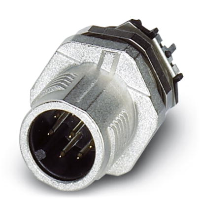 SACC-DSIV-MS-8CON-L180-THR SH    Sensor/actuator flush-type connector, plug, 8-pos., M12 SPEEDCON, A-coded, shielded, rear/screw mounting with M12 thr