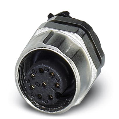 SACC-DSIV-FS-8CON-L180 SCOTHR    Sensor/actuator flush-type connector, socket, 8-pos., M12 SPEEDCON, A-coded, rear/screw mounting with M12 thread, wit