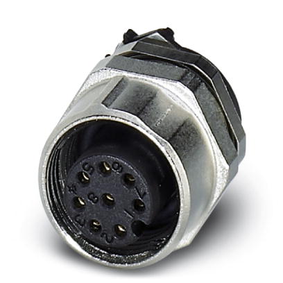 SACC-DSIV-FS-8CON-L180-THR SH    Sensor/actuator flush-type connector, socket, 8-pos., M12 SPEEDCON, A-coded, shielded, rear/screw mounting with M12 t
