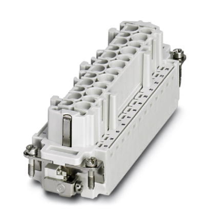 HC-B 24-I-CT-F-48    HEAVYCON female insert, B24 series, 24-pos., 25 ... 48 printed, crimp connection