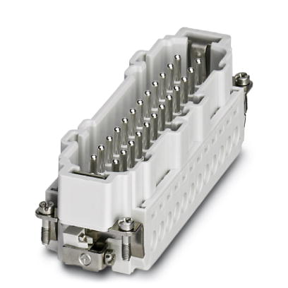 HC-B 24-I-UT-M-48    HEAVYCON female insert, B24 series, 24-pos., 25 ... 48 printed, screw connection