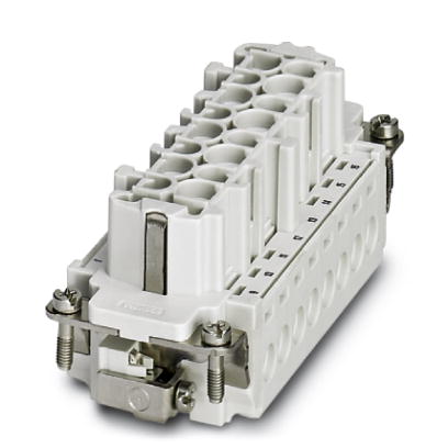 HC-B 16-I-UT-F-32    HEAVYCON female insert, B16 series, 16-pos., 17 ... 32 printed, screw connection