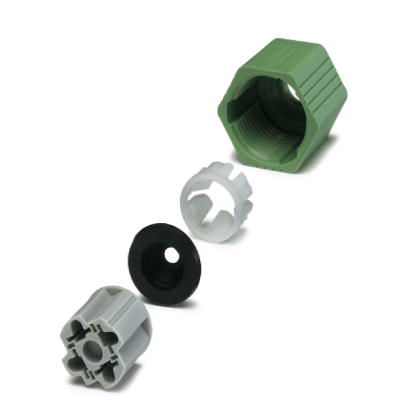 Q SET-11/4 COD1 SACB-Q    QUICKON set for replacement purposes, consisting of pressure nut, cap, line seal and splice ring