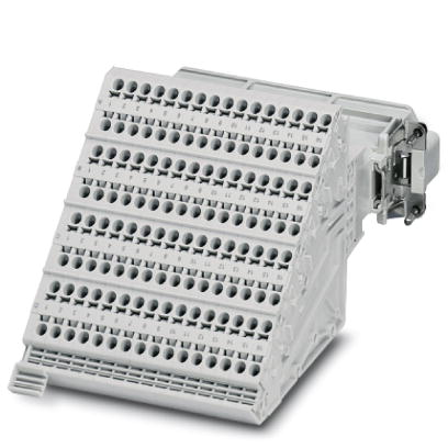 HC-D 64-A-TWIN-PER-M    HEAVYCON terminal adapter male insert, D64 series, 64-pos., left PE connection for the right side of the control cabinet, push