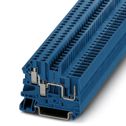 UT 2,5-TWIN/1P BU    Pluggable screw terminal block, Type of connection: Screw connection, Screw con