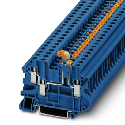 UT 4-TWIN-MT BU    Feed-through modular terminal block, Connection type: Screw connection, Cross sec