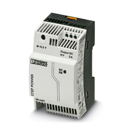 STEP-PS/ 1AC/12DC/3    DIN rail power supply unit 12 V DC/3 A, primary switched-mode, 1-phase