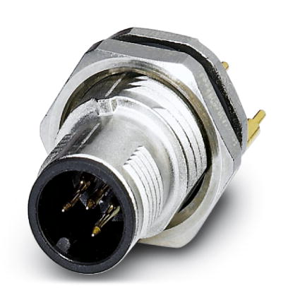 SACC-DSI-MS-5CON-L180/12 SCOSH    Sensor/actuator flush-type plug, 5-pos., M12 SPEEDCON, shielded, A-coded, rear/screw mounting with Pg9 thread, with