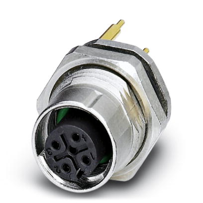 SACC-DSI-FS-4CON-L180/12 SCOSH    Sensor/actuator flush-type socket, 4-pos., M12 SPEEDCON, shielded, A-coded, rear/screw mounting with Pg9 thread, wit