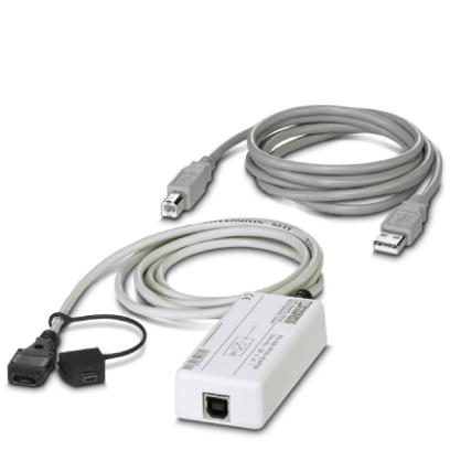 IFS-USB-PROG-ADAPTER    Programmieradapter mit USB-Schnittstelle, zur Programmierung mit den Softwaren IFS-CONF, MACX-MCR-CONF und UPS-CONF