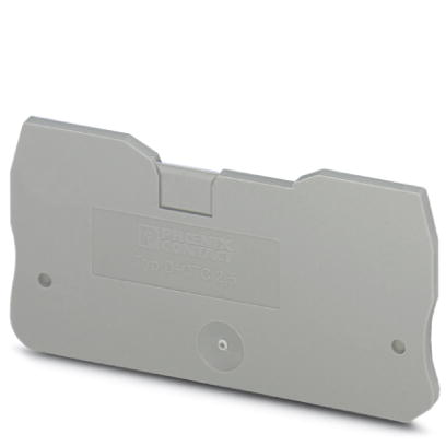 D-QTC 2,5    End cover for modular terminal blocks, Length: 62.6 mm, Width: 2.2 mm, Height: 39.3 mm,