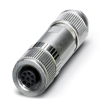 SACC-M12FS-6Q SH VARAN    Bus system connectors, VARAN, socket, straight, 6-pos., M12 shielded, QUICKON connection block, cable diameter max. 8 mm