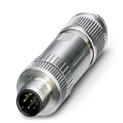 SACC-M12MS-6Q SH VARAN    Bus system connectors, VARAN, plug, straight, 6-pos., M12 shielded, QUICKON connection block, cable diameter max. 8 mm