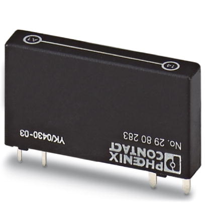 PLC-BP A1-14    Passive feed-through bridge; can be plugged in instead of a relay or a solid-state r