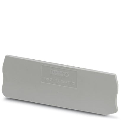 D-ST 4-QUATTRO    End cover for modular terminal blocks, Length: 87 mm, Width: 2.2 mm, Height: 36.5